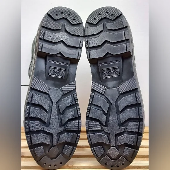 Muck Boots Mens Green Original Lace Up Waterproof Boots Size 15 - Picture 4 of 11